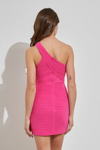 Load image into Gallery viewer, One Shoulder Dress Doll Pink
