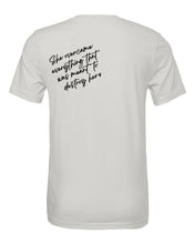 Load image into Gallery viewer, Powherful... She overcame everything Tee
