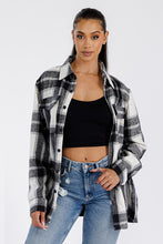 Load image into Gallery viewer, Boyfriend Oversized Soft Flannel Shacket
