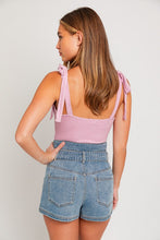 Load image into Gallery viewer, Strap Tie Bodysuit
