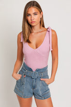 Load image into Gallery viewer, Strap Tie Bodysuit
