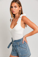 Load image into Gallery viewer, Strap Tie Bodysuit

