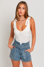 Load image into Gallery viewer, Strap Tie Bodysuit
