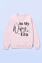Load image into Gallery viewer, In my wifey era oversized graphic sweat shirt
