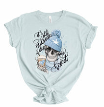 Load image into Gallery viewer, Blue - It&#39;s Cold Outside Like My Heart Graphic Tee
