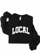 Load image into Gallery viewer, Varsity Font Local Graphic Crewneck Sweatshirt
