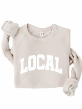 Load image into Gallery viewer, Varsity Font Local Graphic Crewneck Sweatshirt
