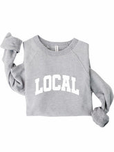 Load image into Gallery viewer, Varsity Font Local Graphic Crewneck Sweatshirt
