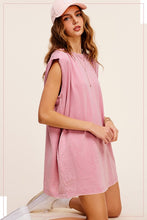 Load image into Gallery viewer, Mineral Washed Sleeveless Dress with Side Pockets
