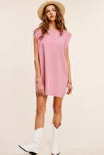 Load image into Gallery viewer, Mineral Washed Sleeveless Dress with Side Pockets
