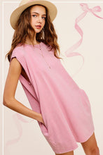 Load image into Gallery viewer, Mineral Washed Sleeveless Dress with Side Pockets

