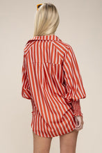 Load image into Gallery viewer, Pleated Button Down Shirt
