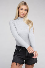 Load image into Gallery viewer, Long-Sleeve Turtleneck Casual Bodysuit
