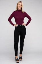 Load image into Gallery viewer, Long-Sleeve Turtleneck Casual Bodysuit

