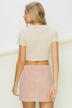 Load image into Gallery viewer, Feeling Cozy Knitted Cropped Sweater Top
