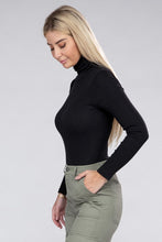 Load image into Gallery viewer, Long-Sleeve Turtleneck Casual Bodysuit
