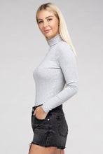 Load image into Gallery viewer, Long-Sleeve Turtleneck Casual Bodysuit
