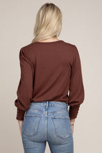 Load image into Gallery viewer, Leg of Mutton Sleeve Knit Top
