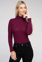 Load image into Gallery viewer, Long-Sleeve Turtleneck Casual Bodysuit
