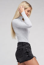 Load image into Gallery viewer, Long-Sleeve Turtleneck Casual Bodysuit
