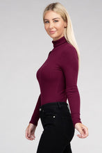 Load image into Gallery viewer, Long-Sleeve Turtleneck Casual Bodysuit
