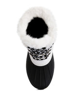 Load image into Gallery viewer, Capucine Fur Collar Contrasting Lug Sole Boots
