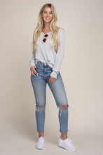 Load image into Gallery viewer, Solid Pointelle Knit Top
