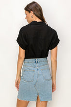 Load image into Gallery viewer, Always a Delight Short Sleeve Linen Top
