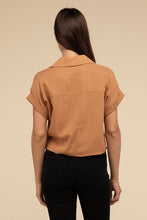 Load image into Gallery viewer, Always a Delight Short Sleeve Linen Top
