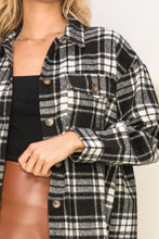 Load image into Gallery viewer, Basics Feel Plaid Print Shacket
