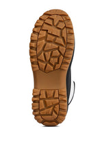 Load image into Gallery viewer, Capucine Fur Collar Contrasting Lug Sole Boots
