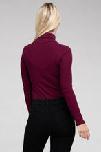 Load image into Gallery viewer, Long-Sleeve Turtleneck Casual Bodysuit
