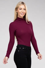 Load image into Gallery viewer, Long-Sleeve Turtleneck Casual Bodysuit
