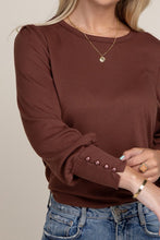Load image into Gallery viewer, Leg of Mutton Sleeve Knit Top

