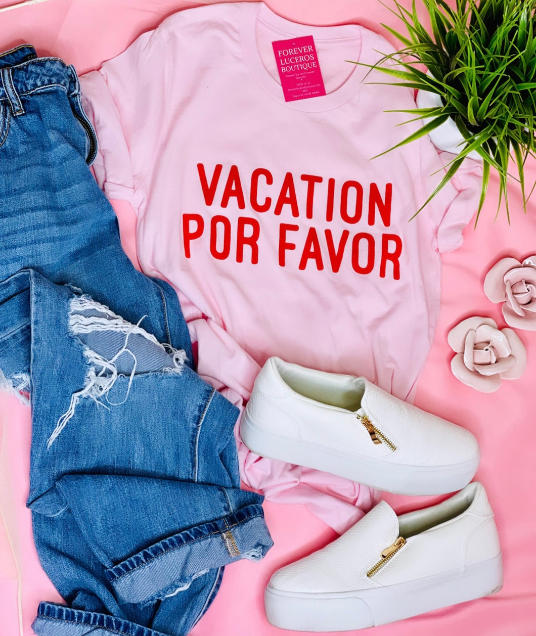 Vacation Por Favor Graphic Tee